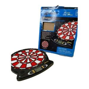 Accudart Energy Electronic Dartboard 25 Games 176 Variations Missing Darts